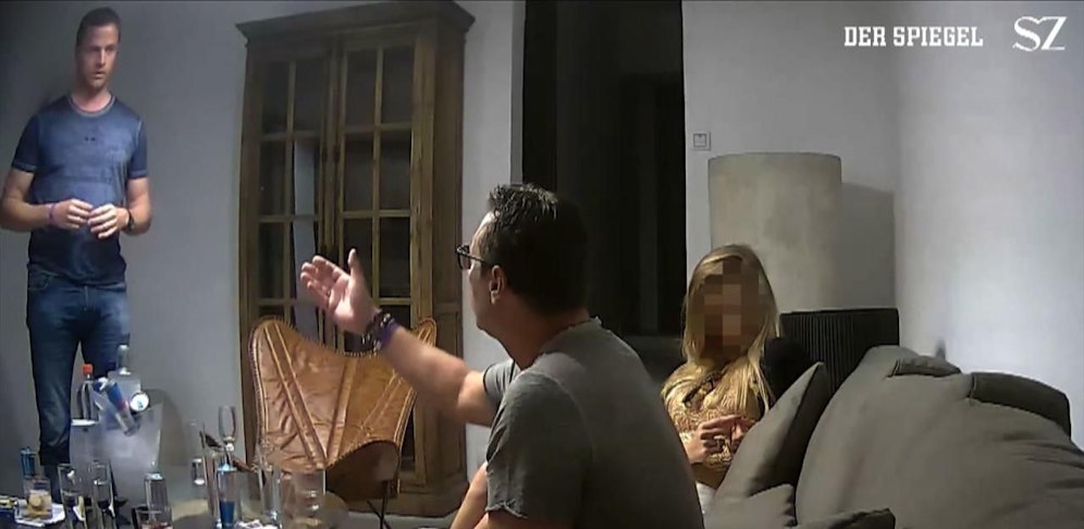 Strache und Gudenus auf Ibiza.