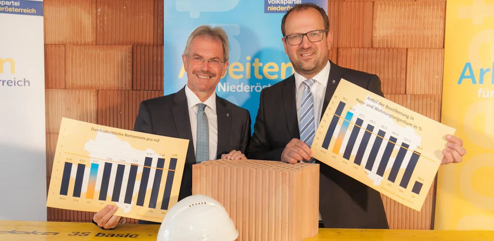 Landesrat Karl Wilfing und VPNÖ-Landesgeschäftsführer Bernhard Ebner (re.)