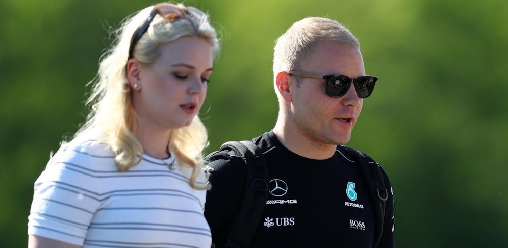 Valtteri Bottas und seine (Noch-)Ehefrau Emilia Pikkarainen