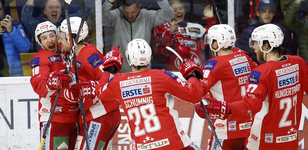 Der KAC besiegt die Vienna Capitals und krönt sich zum Meister