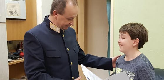 Konrad Kogler mit Sebastian K.