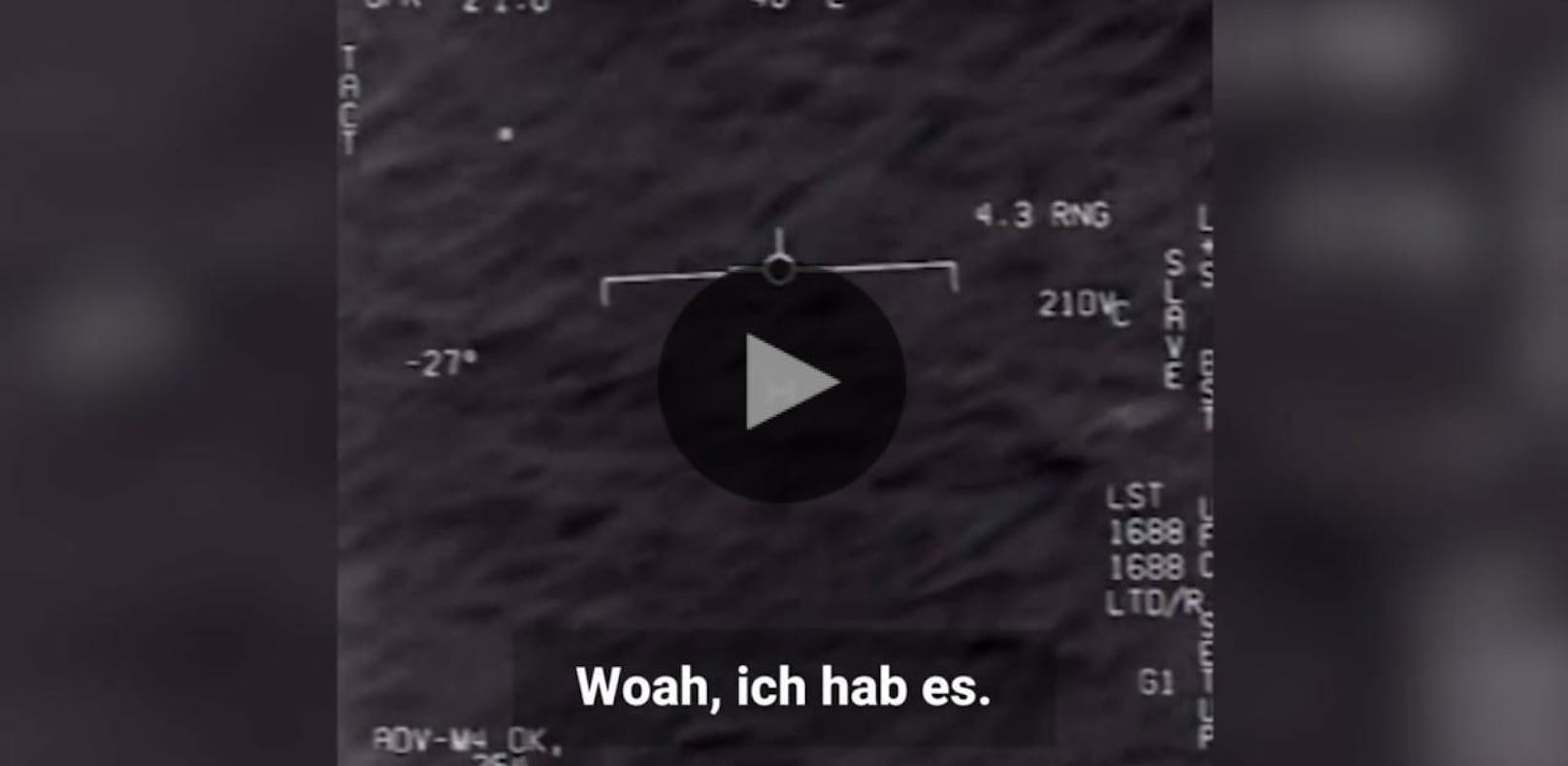 Kampfjet filmte UFO vor der US-Ostküste