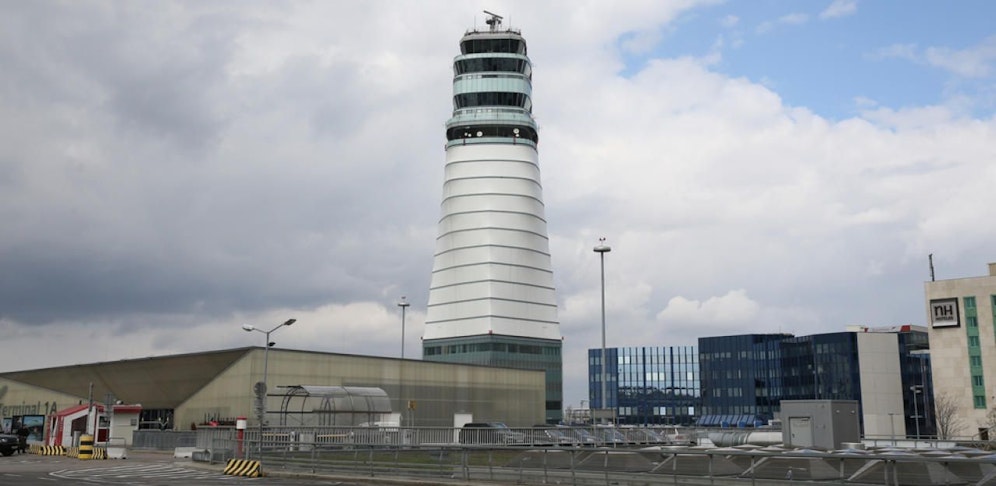 Der Flughafen Wien-Schwechat.