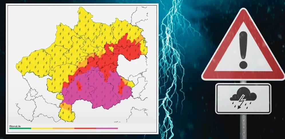 Hagel und Gewitter drohen in Oberösterreich.