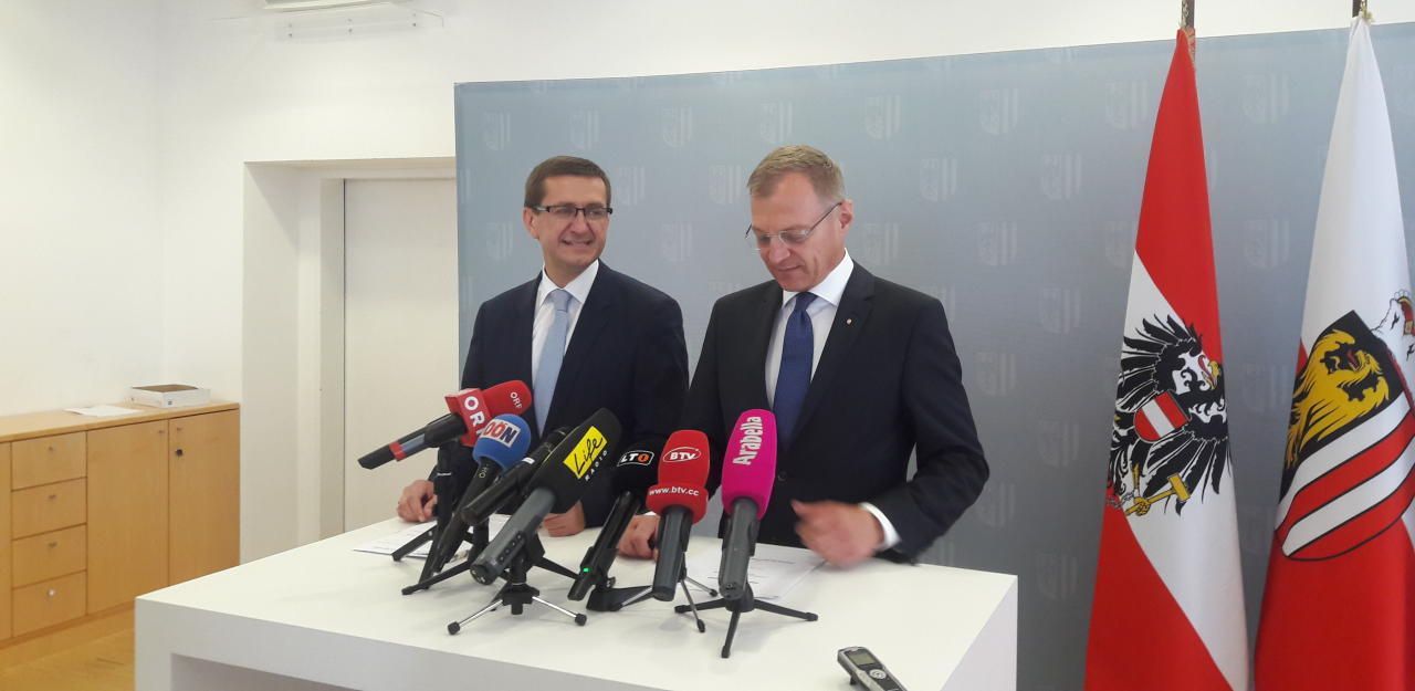 Markus Achleitner (li.) und Thomas Stelzer.