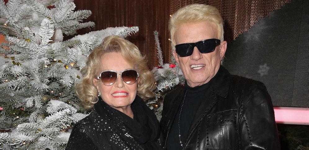 Heino mit Frau Hannelore bei einer Spendengala in München am 30. November 2016