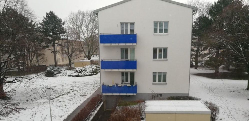 In diesem Gemeindebau in der Rußbergstraße in Wien-Floridsdorf wurden die Leichen gefunden.