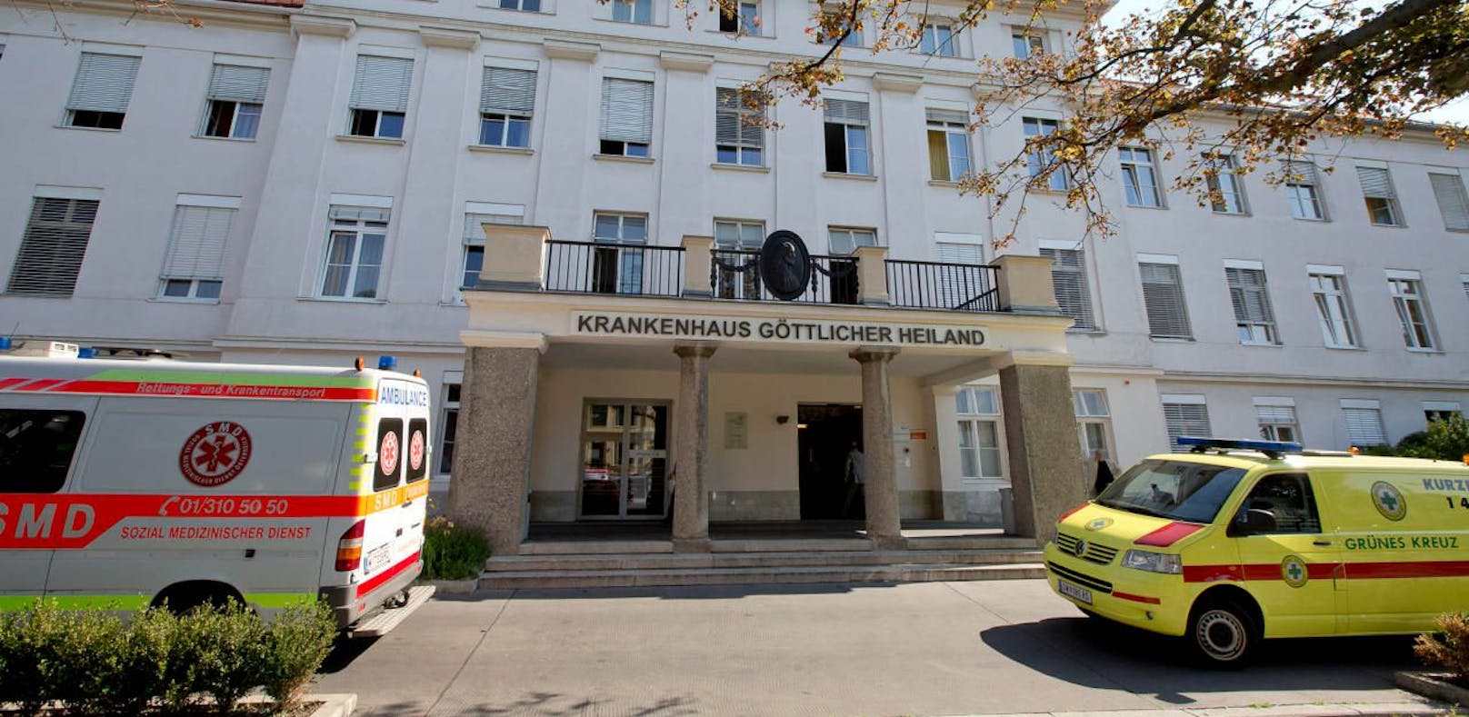 Vor dem Krankenhaus Göttlicher Heiland in Wien-Hernals kam es zu dem Vorfall.