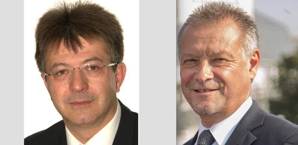 Sieg per Los: Herbert Porsch. Verlor Greul Rudolf (li.)