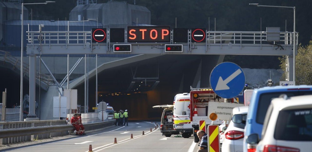 Der Tunnel ist seit 11 Uhr gesperrt. (Archivfoto)
