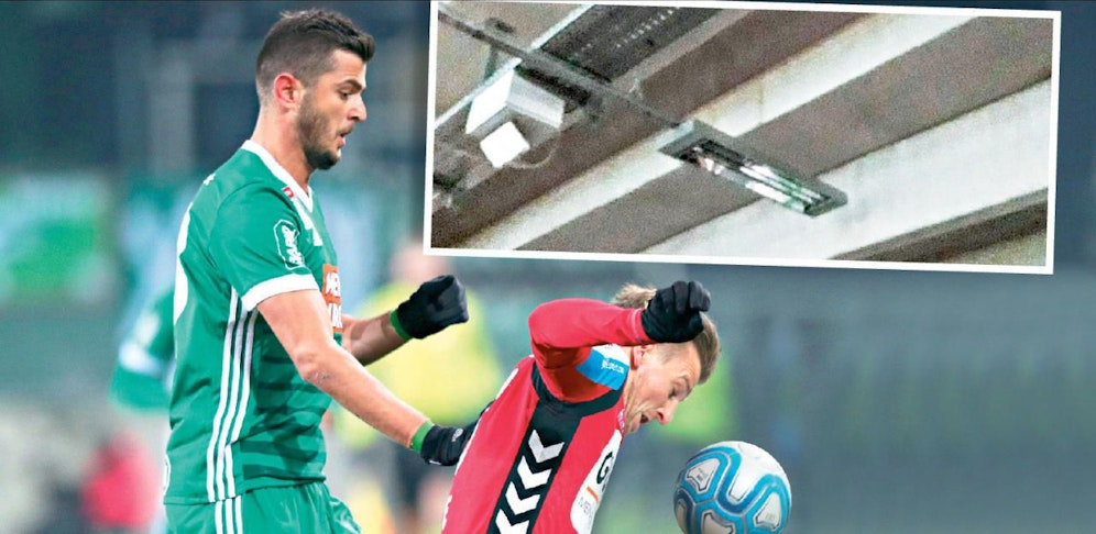 Erboste Fans klagten an, dass im Cup gegen Ried trotz minus 14 Grad die Heizstrahler im "Block West" nicht eingeschaltet waren. "Heute" fragte bei den Grün-Weißen nach und stieß auf Unverständnis.