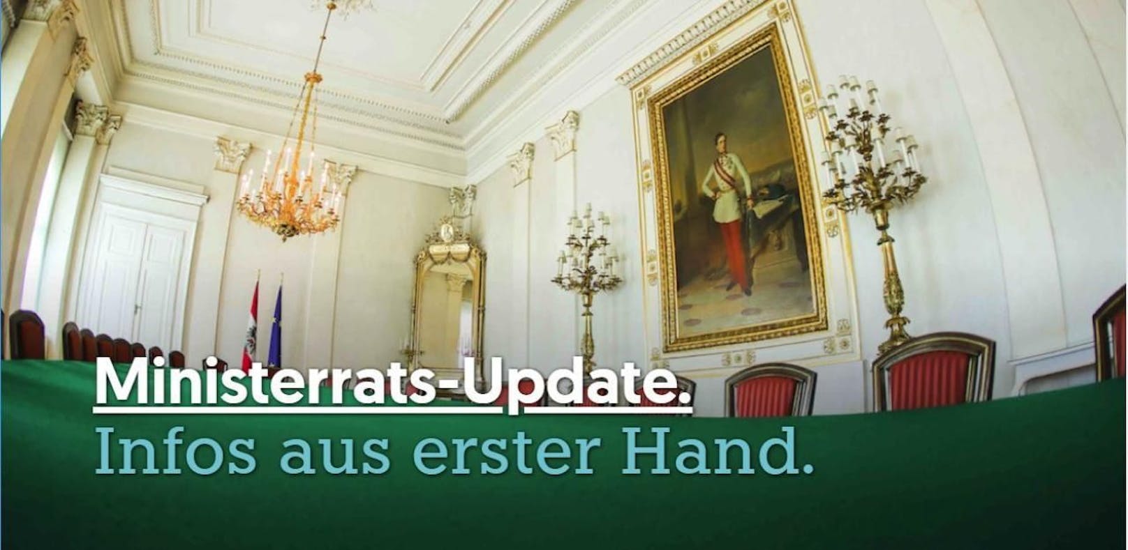 Kanzler Sebastian Kurz (ÖVP) lässt Fans künftig per E-Mail über Ministerrats-Updates informieren.
