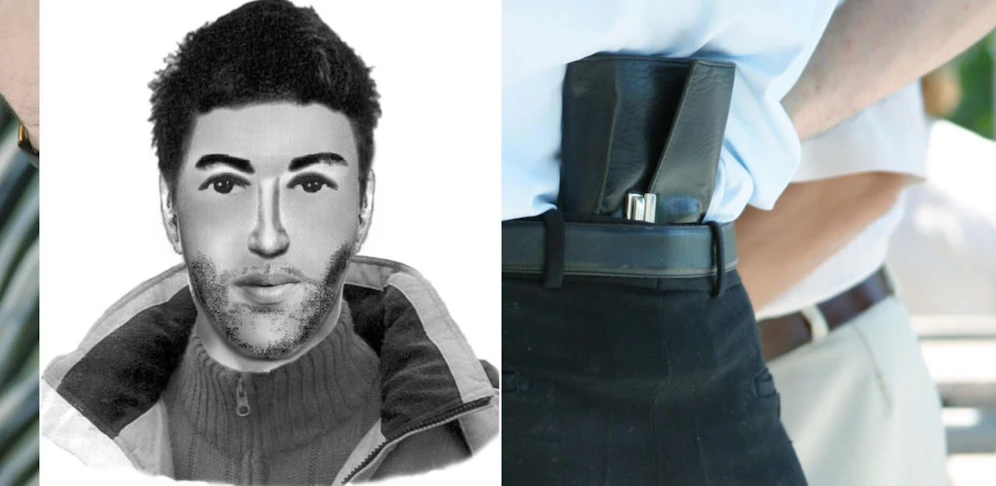Von dem flüchtigen Täter wurde ein Phantombild erstellt. Die Polizei fahndet.