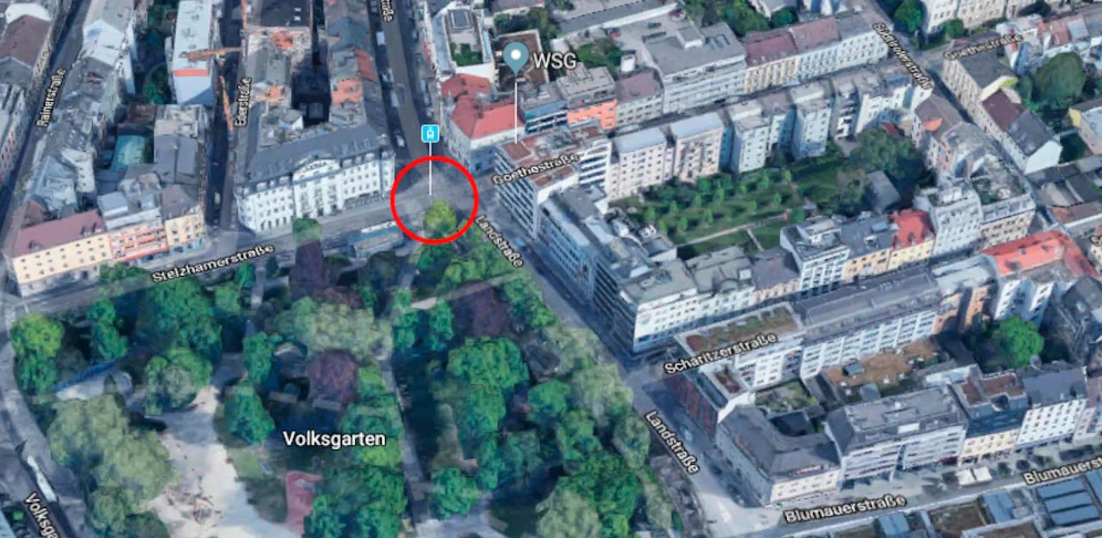 In diesem Bereich beim Volksgarten soll der Mann die Linzerin attackiert haben. 