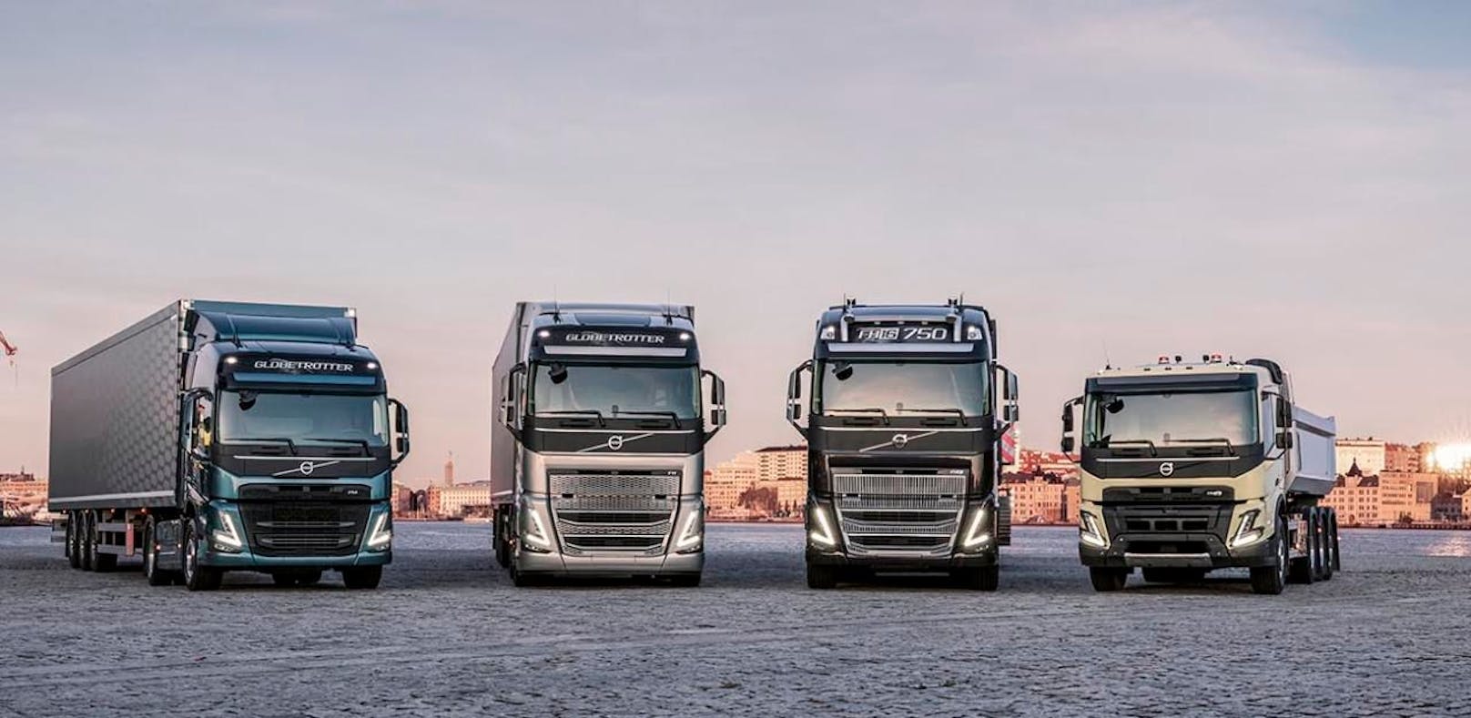 Neue Volvo-Trucks fahren auf die Umwelt ab