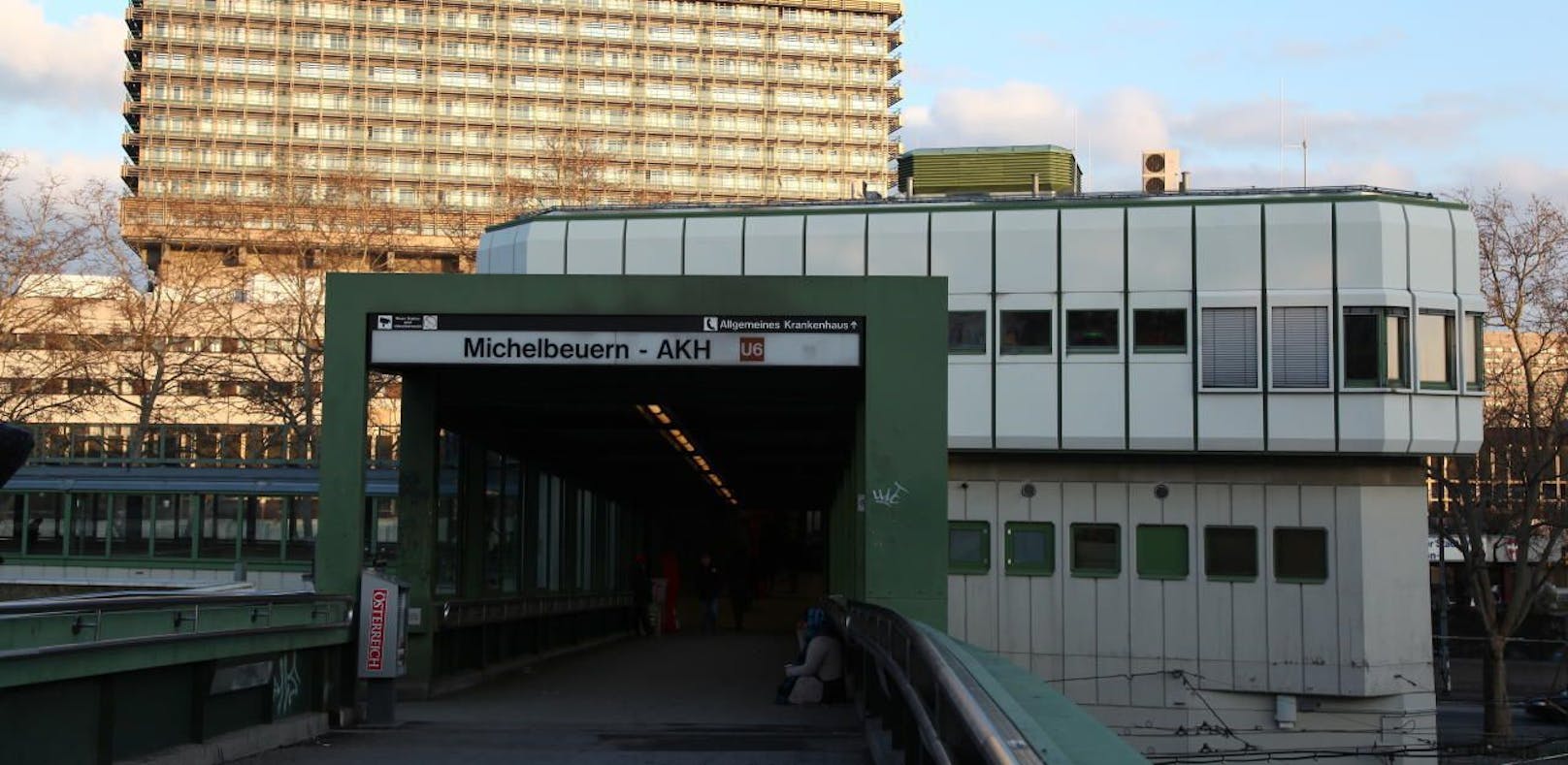 Der Vorfall ereignete sich bei der U6-Station Michelbeuern