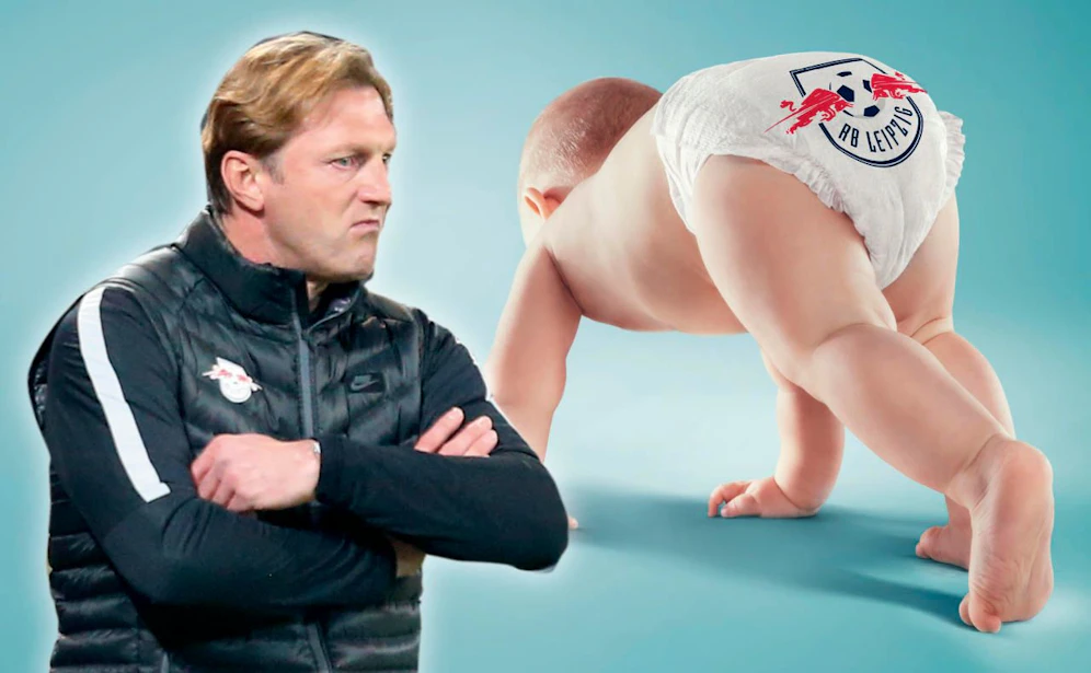 Hasenhüttl erklärt, warum die Leipzig-Profis erst zwei Kinder haben.