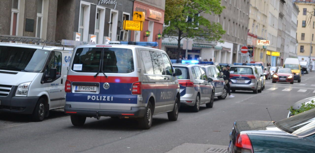 Polizei-Einsatz in Wien (Symbolbild). 