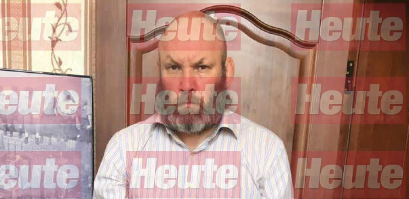 Peter Seisenbacher nach seiner Verhaftung in der Ukraine. 
