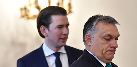 Kanzler Kurz in gutem Einvernehmen mit Ungarns Premierminister Viktor Orban 