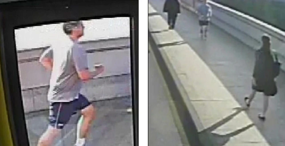 Mit diesen Aufnahmen einer Überwachungskamera suchte die Polizei in London den brutalen "Bus-Schubser" und konnte jetzt den mutmaßlichen Täter verhaften. 