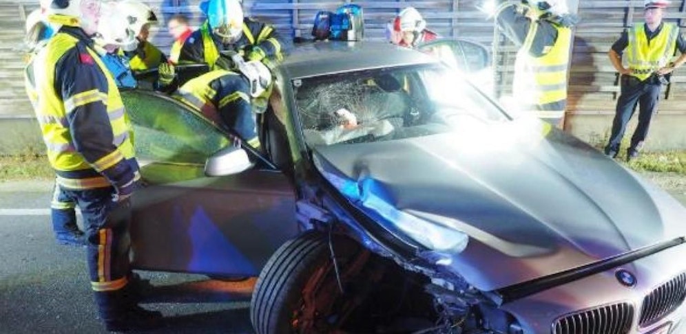 Die Feuerwehren Biedermannsdorf und Wiener Neudorf standen bei den Bergungsarbeiten im Einsatz.