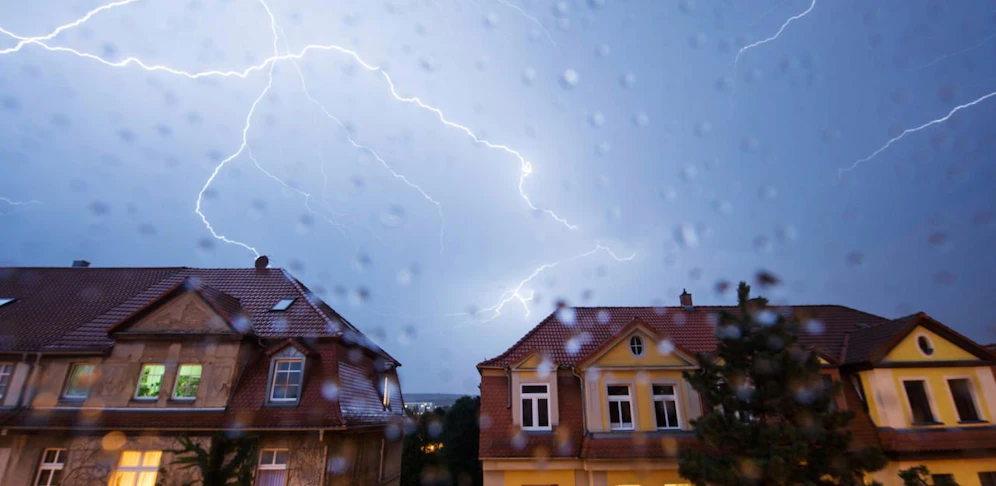 Wetterwarnung für den Raum Sankt Pölten.