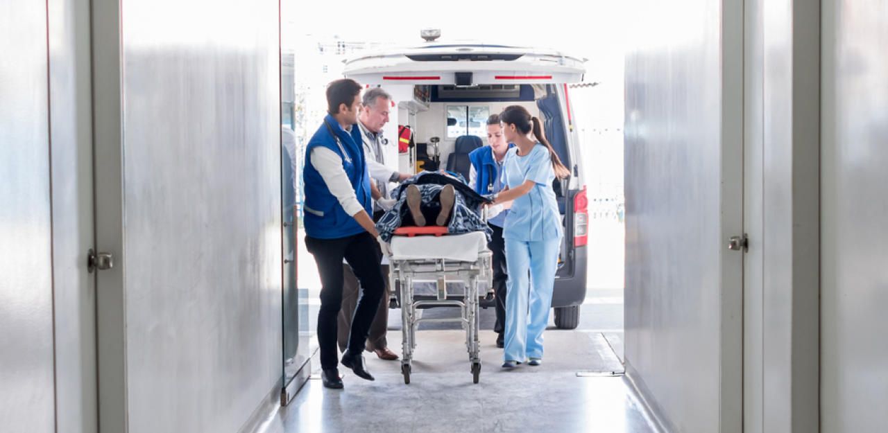Die verletzte Frau wurde in das UKH Graz eingeliefert.
