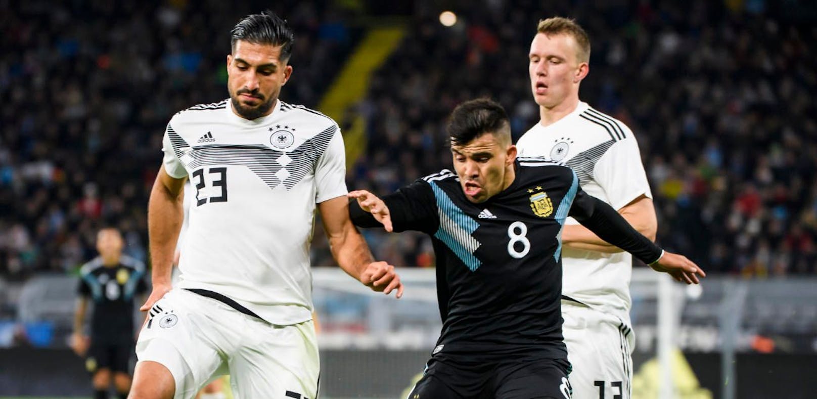 Deutschland gegen Argentinien endet 2:2