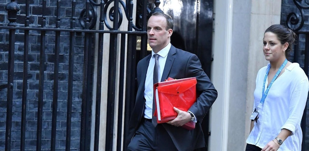 Dominic Raab hat seine Sachen gepackt und ist weg.