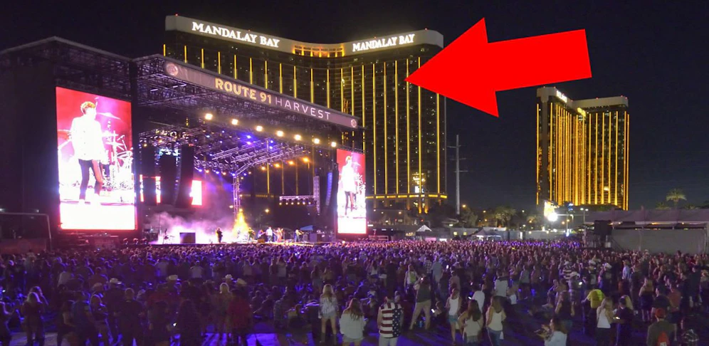 Der Schütze feuerte aus dem 32. Stock des Mandalay Bay Casinos auf die Menge.