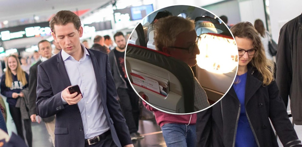 "Blinder Passagier" im Linienflieger nach Paris: Ex-SP-Bundesgeschäftsführer Christoph Matznetter saß im gleichen Flieger wie der Bundeskanzler.