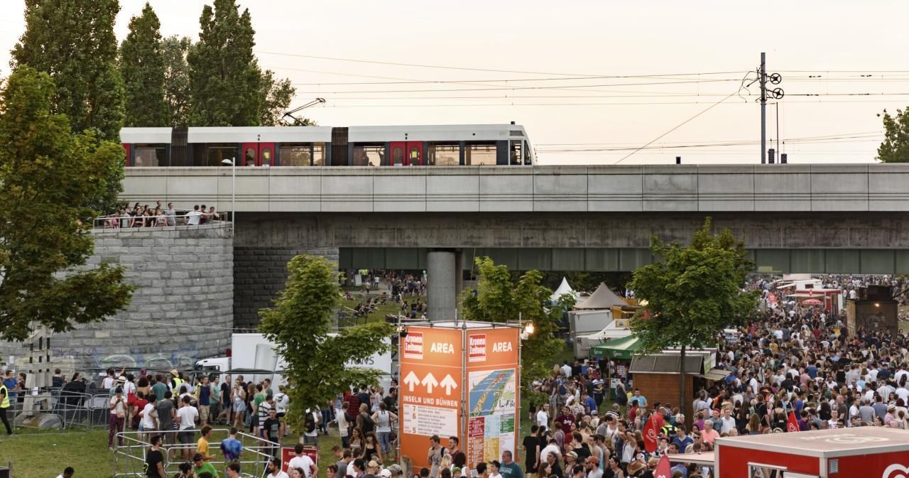 Die Wiener Linien verdichten rund um das Donauinselfest die Intervalle.