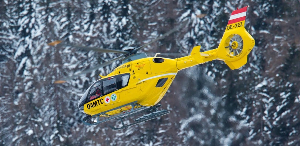 Rettungshubschrauber im Einsatz. Symbolbild.&nbsp;