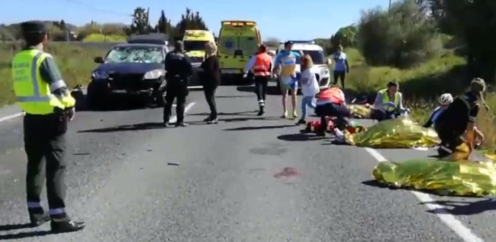 Die Porsche-Lenkerin überfuhr nein Radler, einer starb
