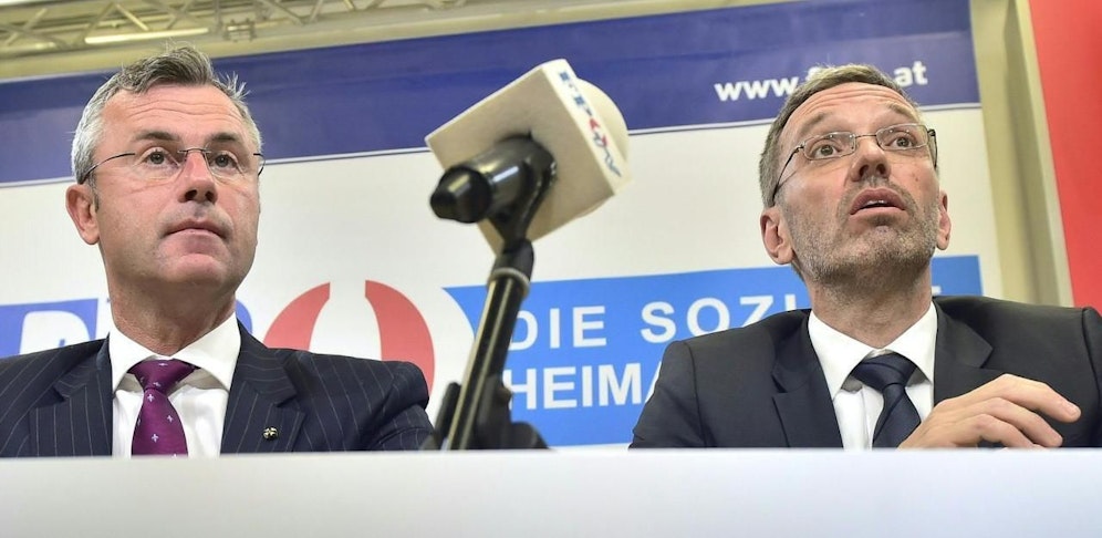 FPÖ-Chef Norbert Hofer und Klubchef Herbert Kickl.