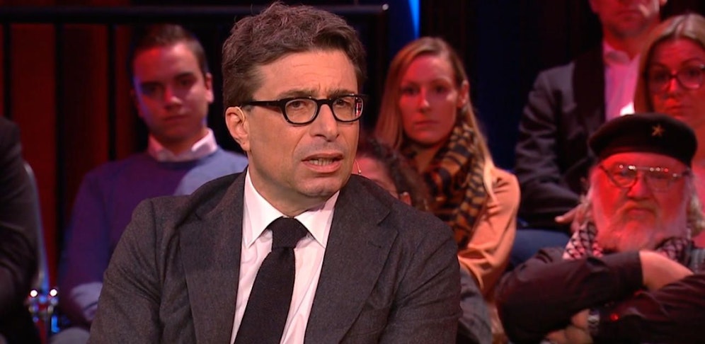 Claus Pandi bei der TV-Diskussion.