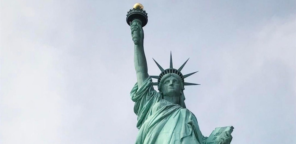 Die Freiheitsstatue in New York bleibt leer.