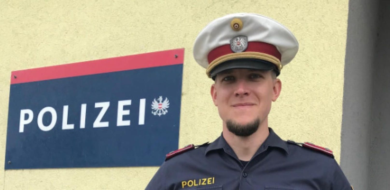 Lebensretter Revierinspektor Andreas Richter von der Polizeiinspektion Korneuburg.