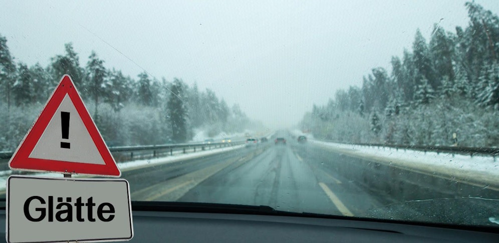 (Symbolfoto): Eine 37-jährige kam am Montagmorgen auf der offenbar glatten Fahrbahn der A10 ins Schleudern.