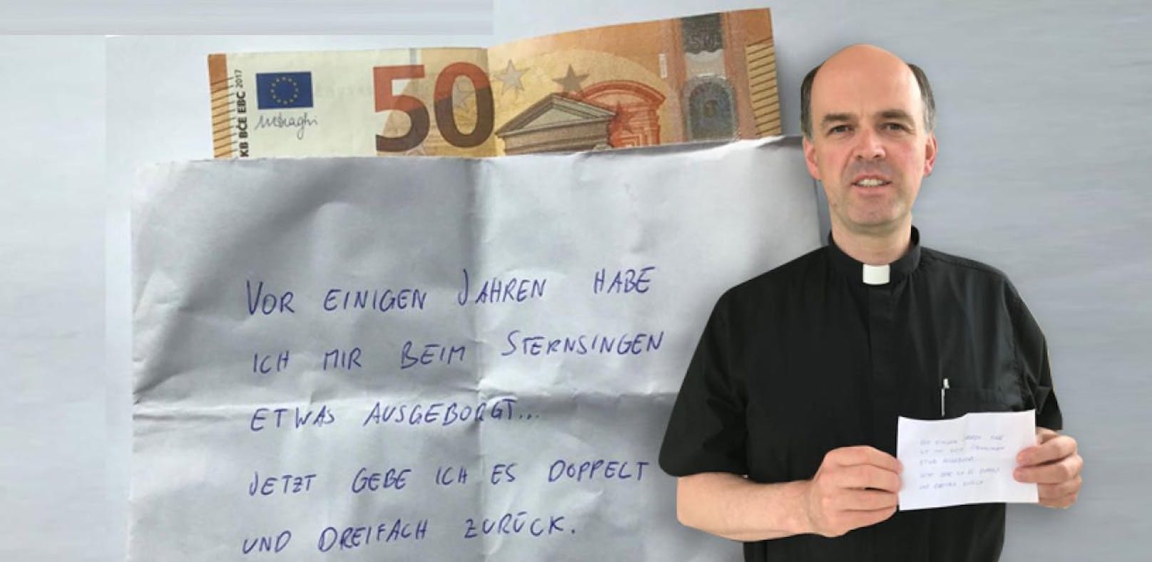 Reuiger Sternsinger gibt gestohlenes Geld zurück
