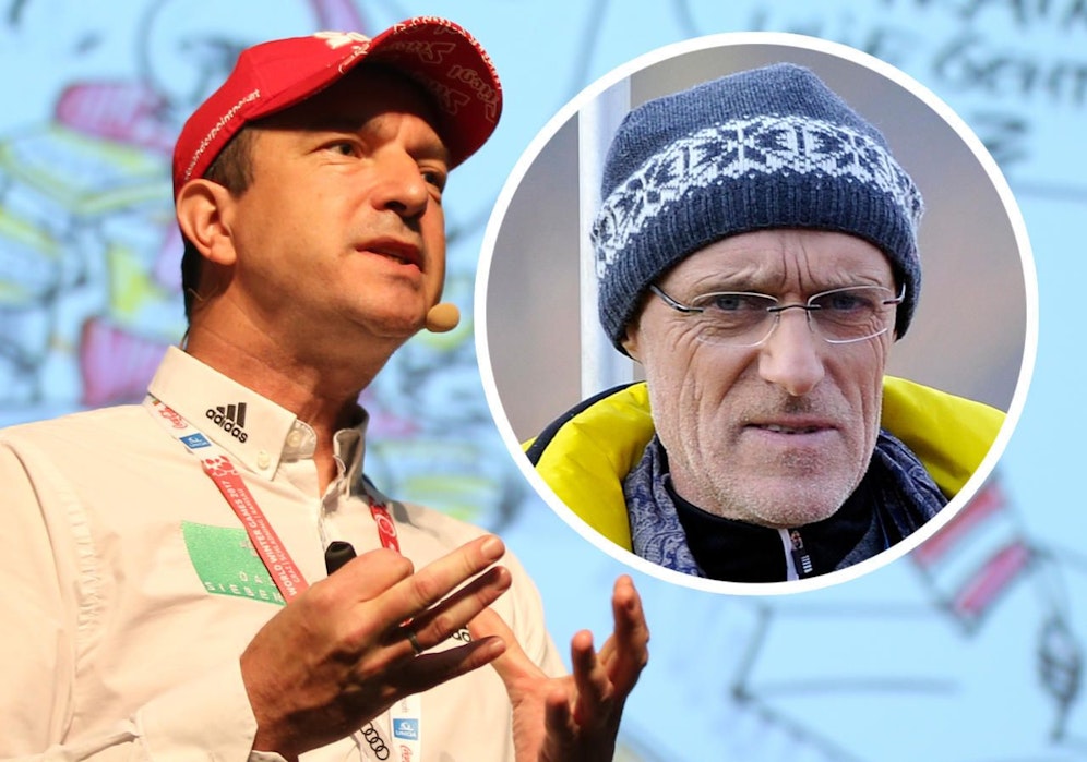 Toni Innauer (r.) kann sich vorstellen, Alex Pointner zurück zum ÖSV zu holen.