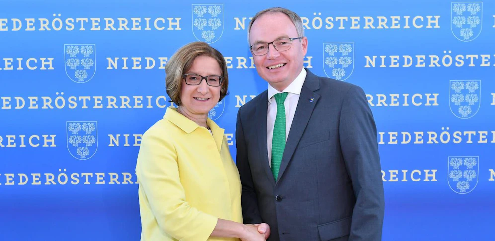 Johanna Mikl-Leitner und Stefan Pernkopf präsentierten am Donnerstag erste Ideen.