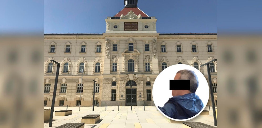 Angeklagter vor Gericht in St. Pölten.