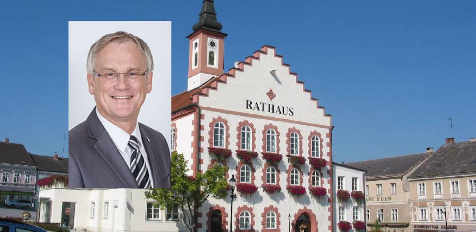 Der Bürgermeister von Waidhofen/Thaya, Robert Altschach (VP), wurde Opfer von Betrügern. 