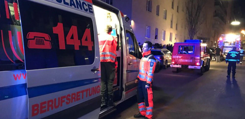 Rettungseinsatz in Wien-Floridsdorf (Symbolbild). 