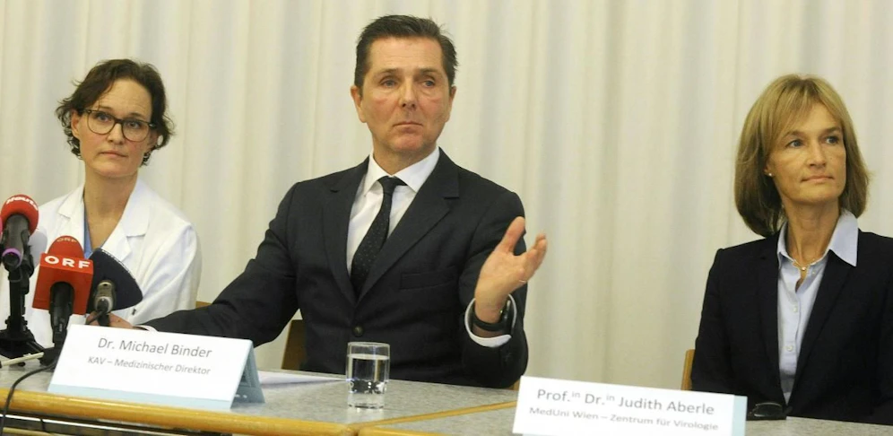 KAV-Direktor Michael Binder sprach in der ORF-Sendung "Im Zentrum" von einem neuen Verdachtsfall in Wien.