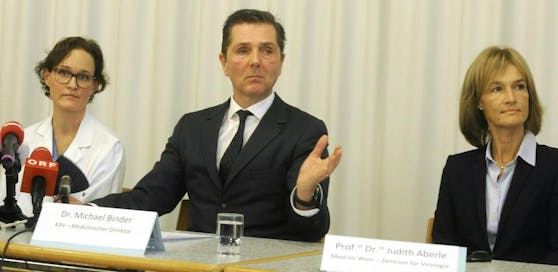 KAV-Direktor Michael Binder sprach in der ORF-Sendung "Im Zentrum" von einem neuen Verdachtsfall in Wien.