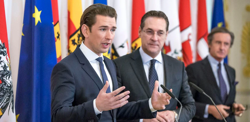 Pressefoyer nach dem Miinisterrat.