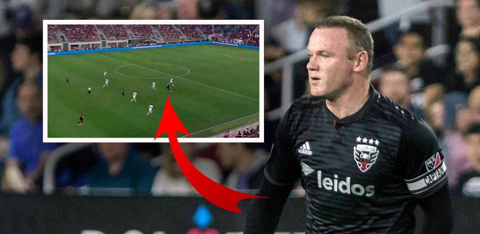 Genial! Wayne Rooney erzielt Tor aus 64 Metern